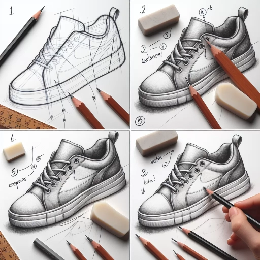 how to draw shoes