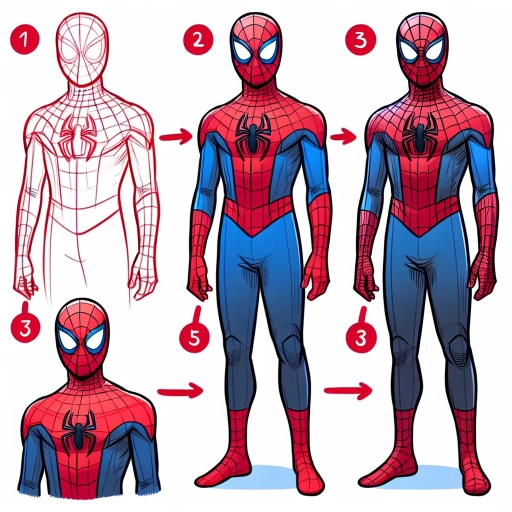 how to draw spider man