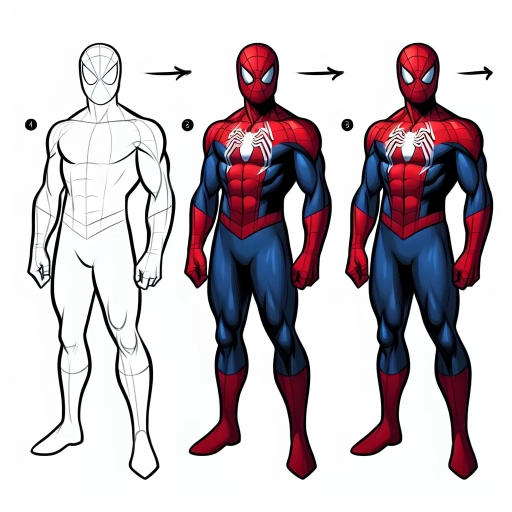 how to draw spiderman