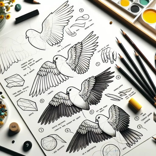 how to draw wings