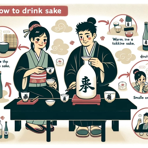 how to drink sake