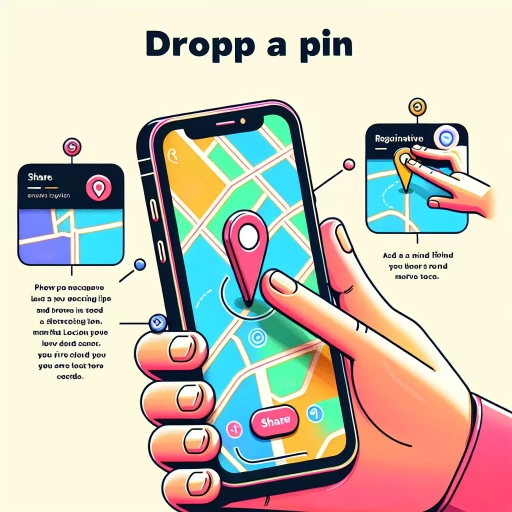 how to drop a pin on iphone