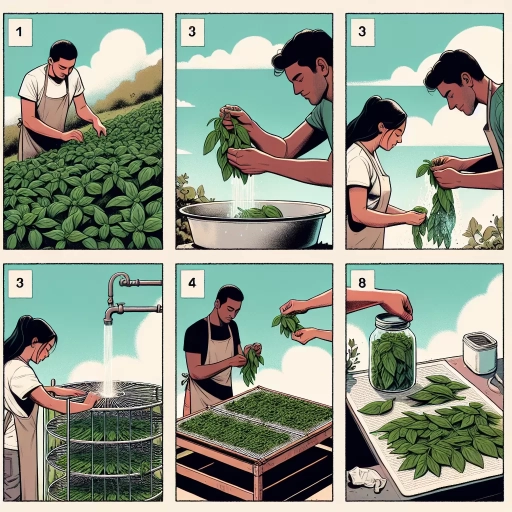 how to dry basil