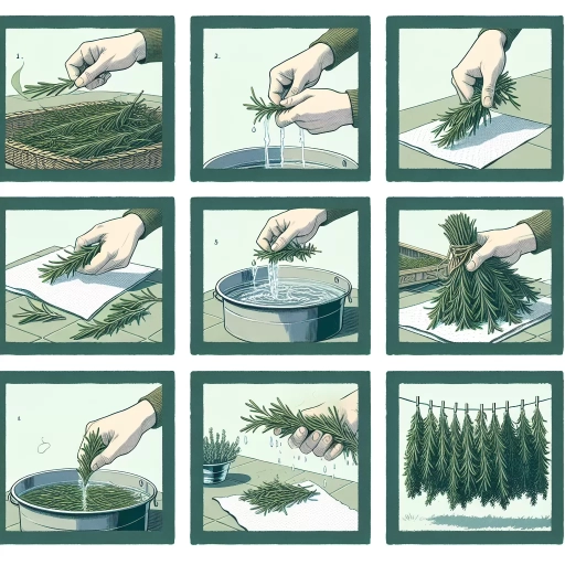 how to dry rosemary