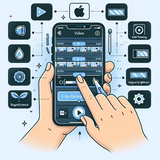 how to edit video on iphone