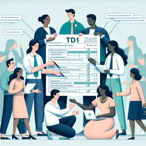 how to fill td1 form