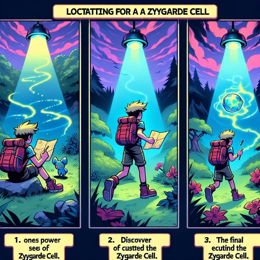 how to find a zygarde cell