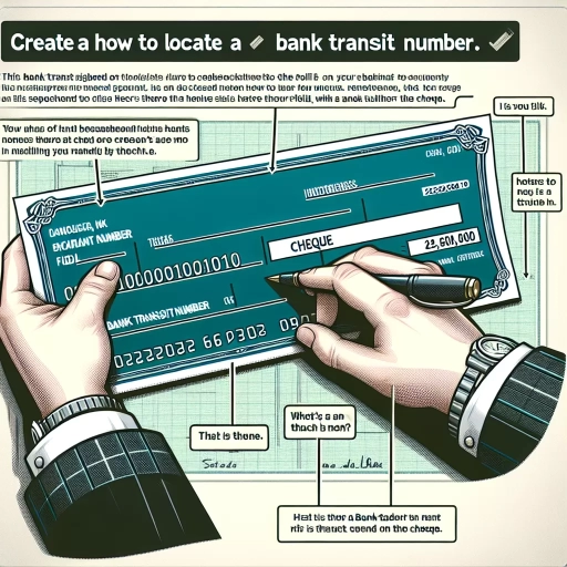 how to find bank transit number