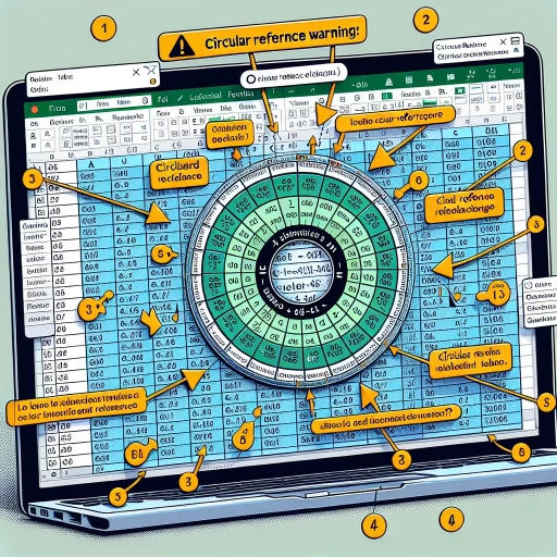 how to find circular reference in excel