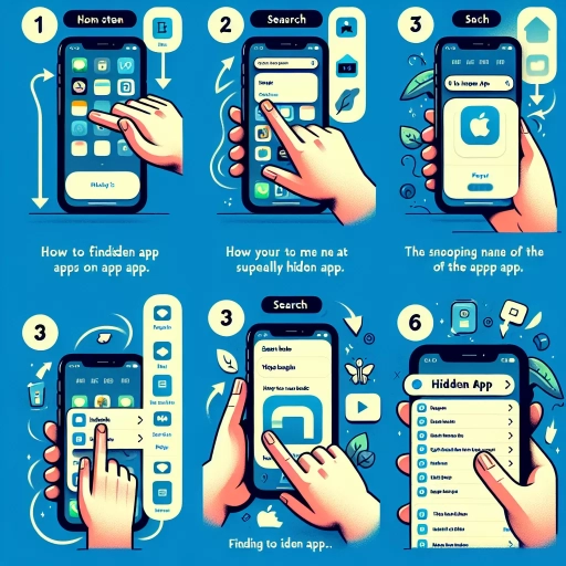 how to find hidden apps on iphone