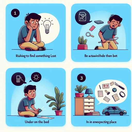 how to find something you lost