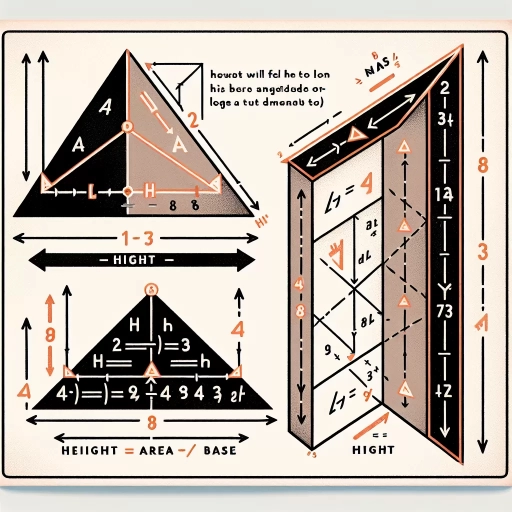 how to find the height of a triangle