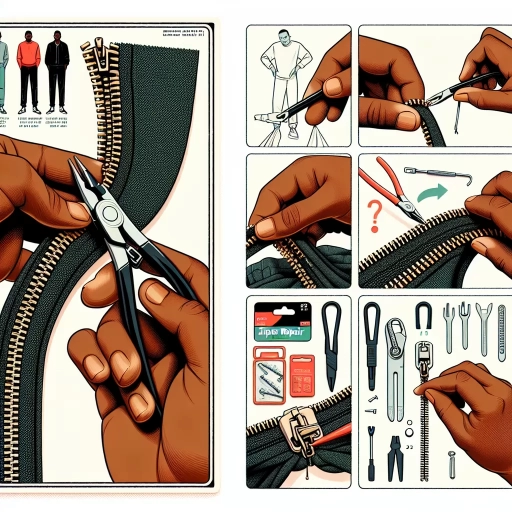 how to fix a zipper that splits