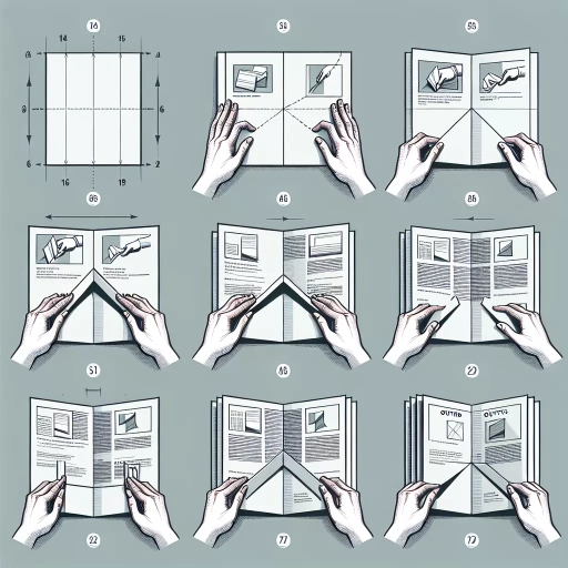 how to fold a brochure