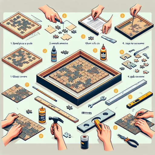how to frame a puzzle