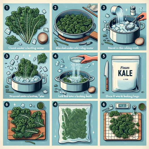 how to freeze kale