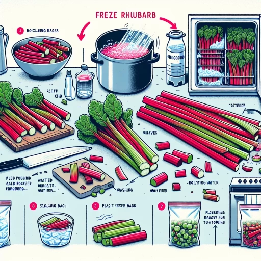 how to freeze rhubarb