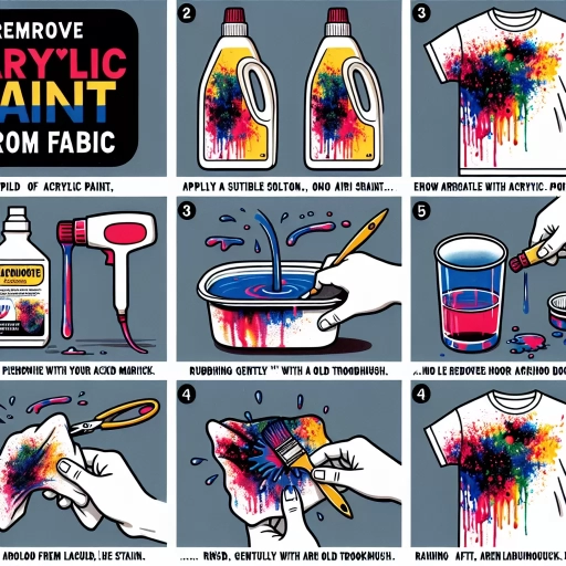 how to get acrylic paint out of clothing