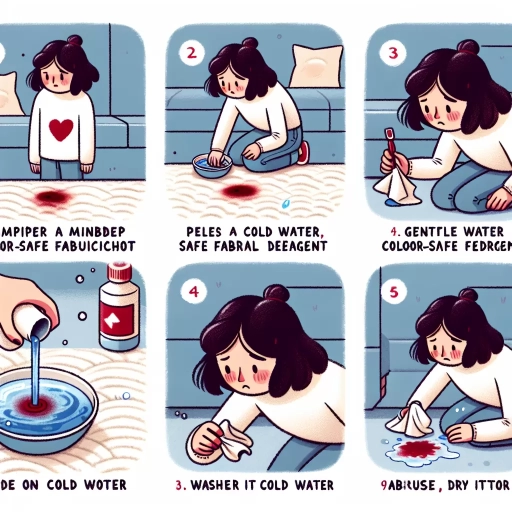 how to get blood out of carpet