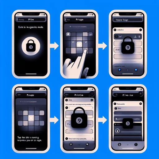 how to get out of incognito mode on iphone