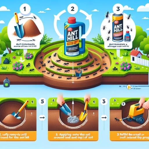 how to get rid of ant hills