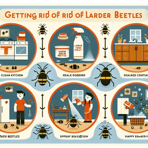 how to get rid of larder beetles