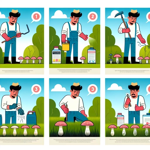 how to get rid of mushrooms in lawn