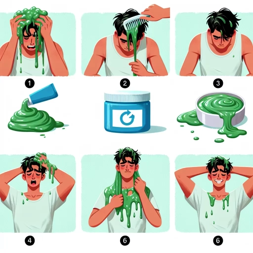 how to get slime out of hair