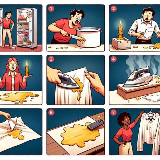 how to get wax out of fabric