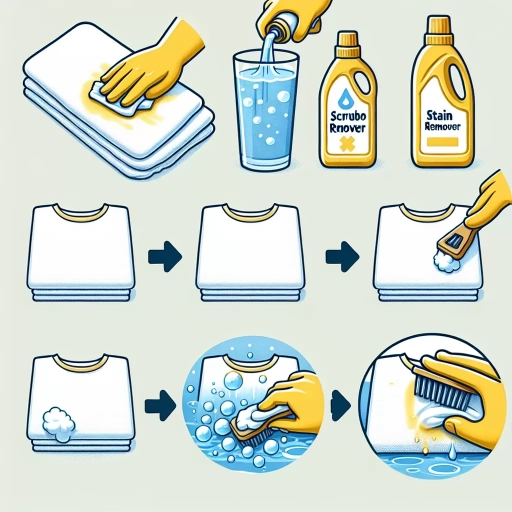 how to get yellow stains out of white
