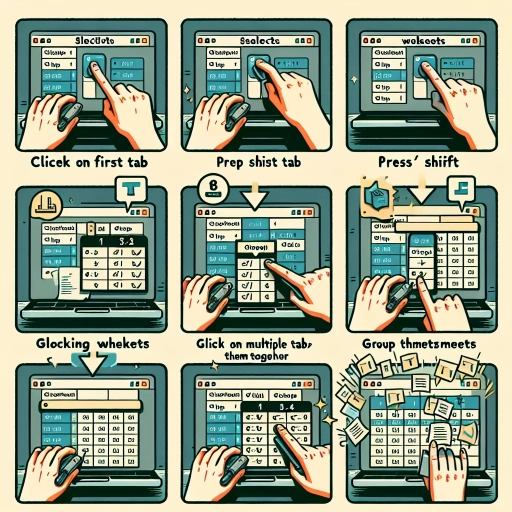 how to group worksheets in excel