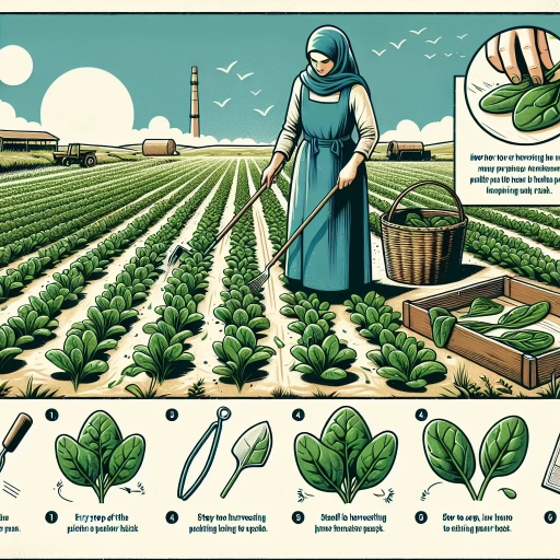 how to harvest spinach