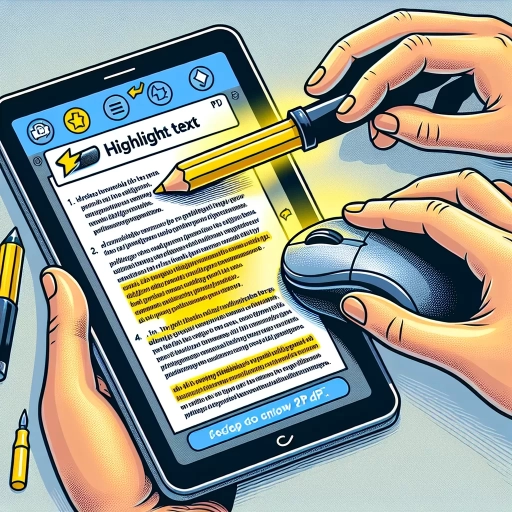 how to highlight in pdf