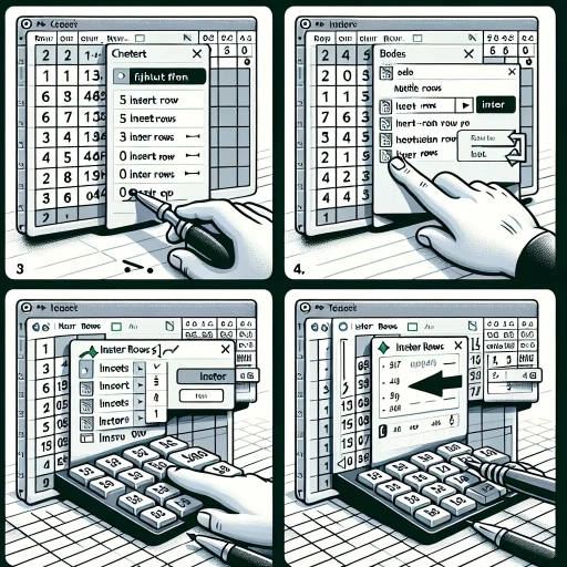 how to insert multiple rows in excel