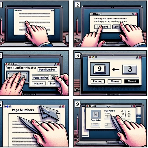 how to insert page numbers in word