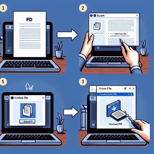 how to insert pdf into word