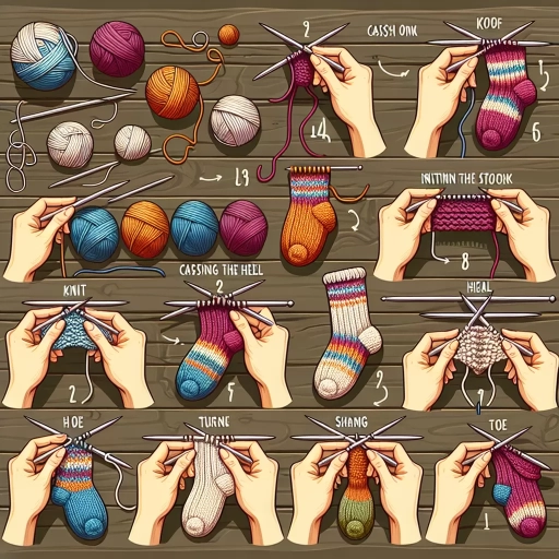 how to knit socks