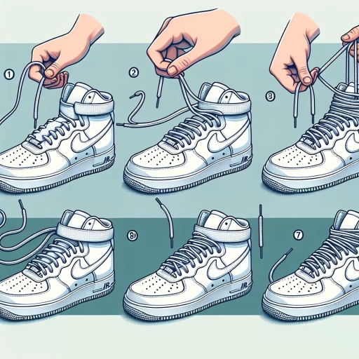 how to lace air force ones