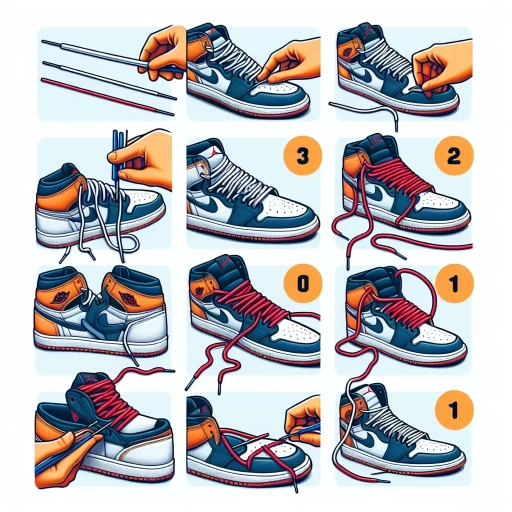 how to lace jordan 1