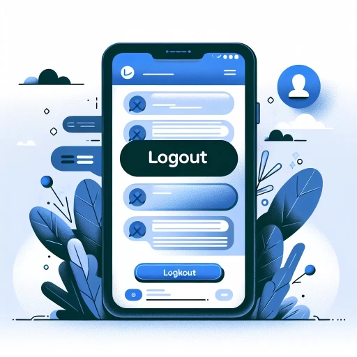 how to log out of messenger app