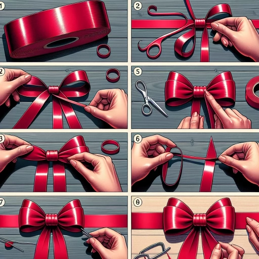 how to make a bow with ribbon