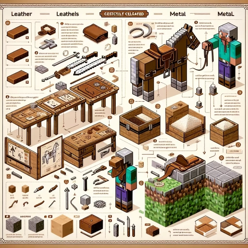 how to make a saddle in minecraft