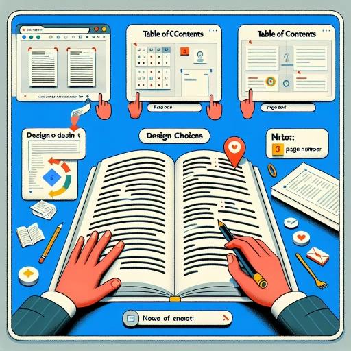 how to make a table of contents in google docs