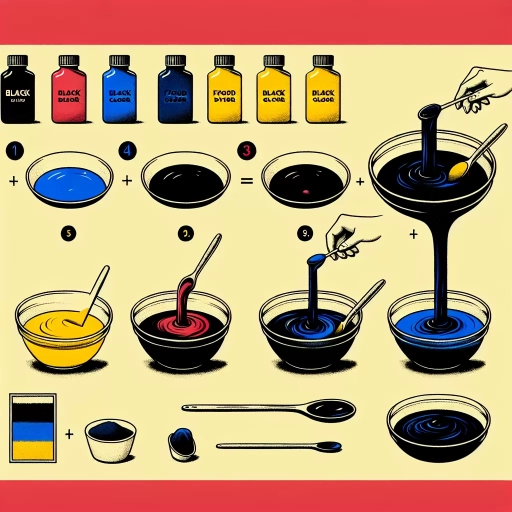 how to make black food coloring