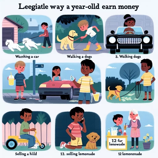 how to make money as a 12 year old