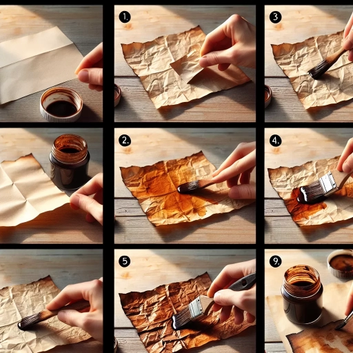 how to make paper look old