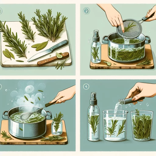 how to make rosemary water for hair