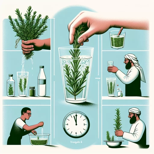 how to make rosemary water