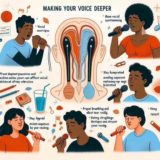 how to make your voice deeper