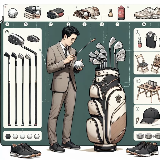 how to organize golf bag
